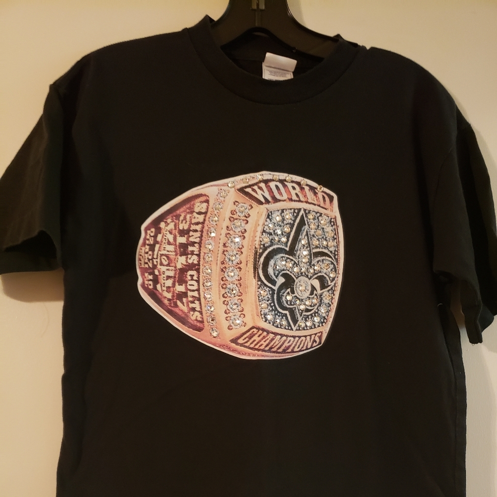 CUSTOM MADE/ SAINTS SUPERBOWL SHIRT